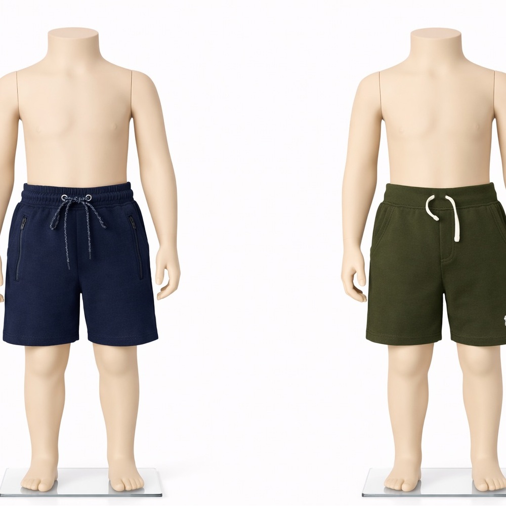 Boys Shorts Bundle –‎ GAP Fit Navy (Size M/8) + Polo Ralph Lauren Green (Size 6)